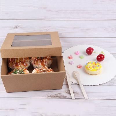 Compostable Kraft Corrugated Cardboard Paper Food Packaging Catering Tray with Lid