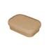 Kraft Paper Meal Box Oval Rectangle Thickened Microwavable Disposable Square Meal Box Takeaway Box Paper Bowl