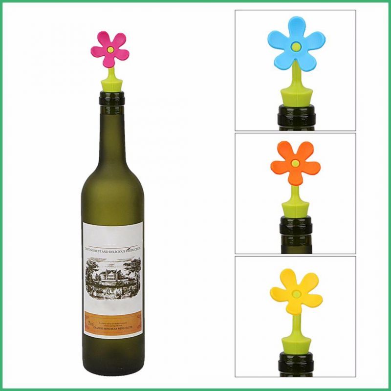 Factory Customized High Quality Silicone Wine Bottle Stopper for Household Gift