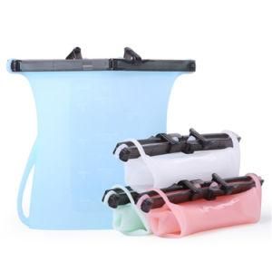 Portable Silicone Food Fresh-Keeping Kitchen Storage Freezer Bag