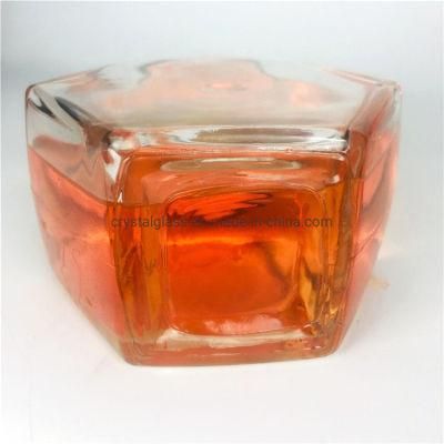 250g Transparent Hexagonal Honey Jar Glass with Twist off Cap