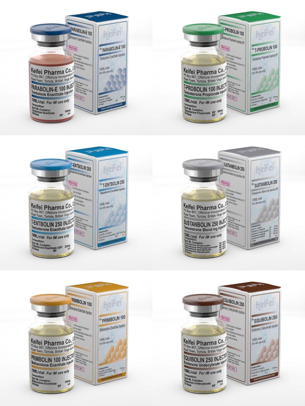 Adhesive Custom Printing Medical Stickers Packaging 10ml Vial Labels Steroid Labels and Boxes