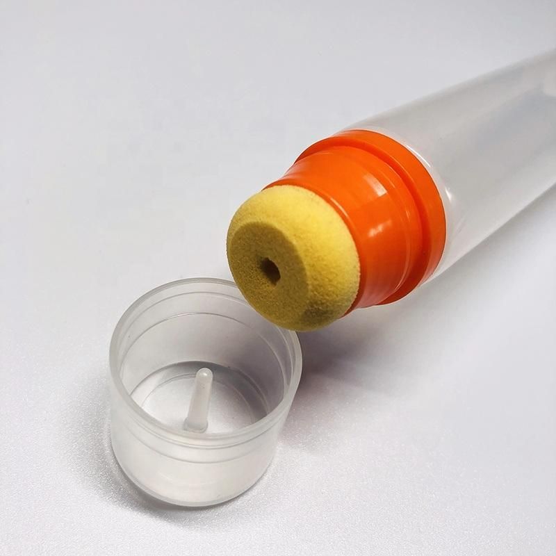 High Quality Clear Soft Plastic Tube with Sponge Tip Applicators