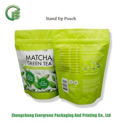 Photo-Quality Print Custom Design Drinking Coco Cacao Powder Proof Resealable Zipper VMPET Laminated Plastic Food Packaging Stand up Pouch