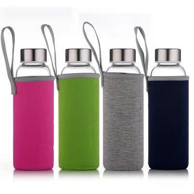 Wholesale Round 300ml 500ml Beverage Water Glass Juice Bottle