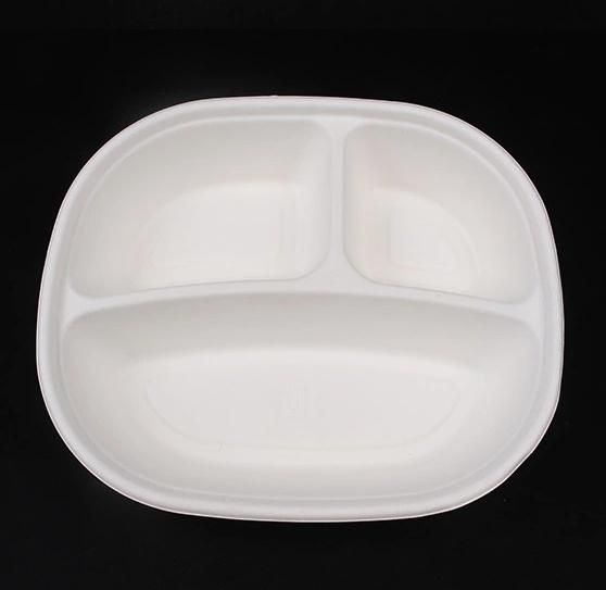 Wholesale Biodegradable 3 Compartment Menu Food Packaging Boxes