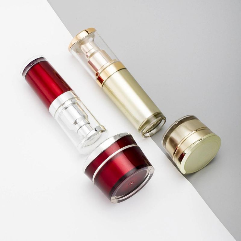 Hot Sale professional 20ml 30ml Round Shape Luxury Cosmetics Cream Empty Acrylic Bottle Acrylic Cream Bottle for Packaging