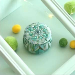 European Creative Wedding Candy Box Iron Box Wedding Candy Box Flower Tea Box Candle Jar Small Tea Box Iron Box Custom