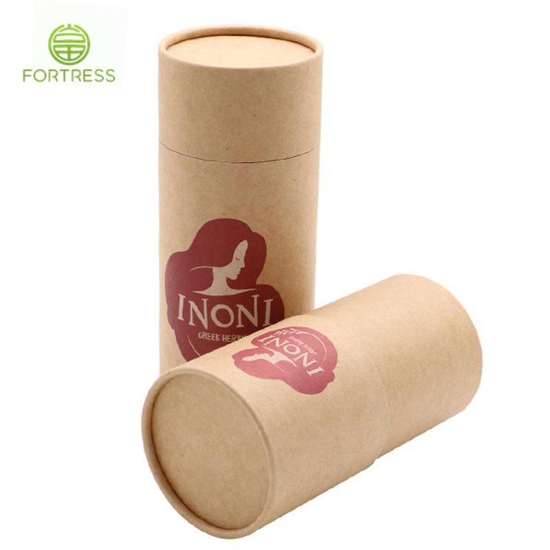 Cylinder Cardboard Paper Box with PVC Window Paper Tube