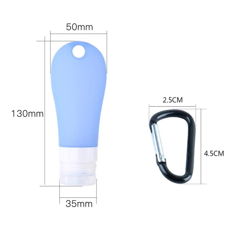 Portable Silicone Travelling Kit with Clip