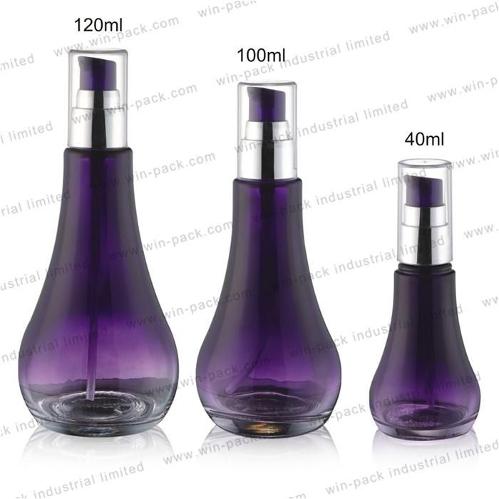 Custom Hot Sell Cosmetic Glass Hand Lotion Bottles for Body Care Using