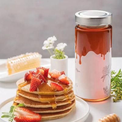 106ml 212ml 314ml 375ml 580ml Empty Ergo Food Grade Honey packaging Glass Jars with Deep Lids for Sauce Jam Canning Pickle