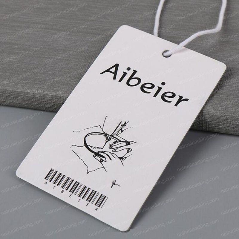 Custom Printing Paper Cmyk Tags Hant Tag for Clothing