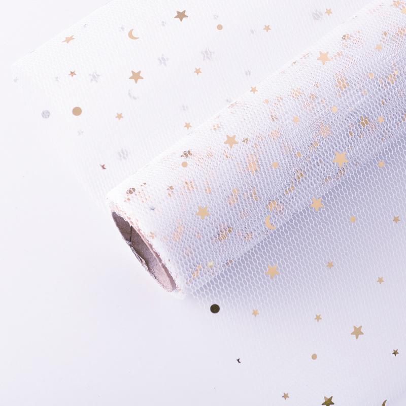 Wholesale Sequins Mesh Flower Wrapping Paper Roll Gift Packaging for Florist Bouquet Wrapping Paper