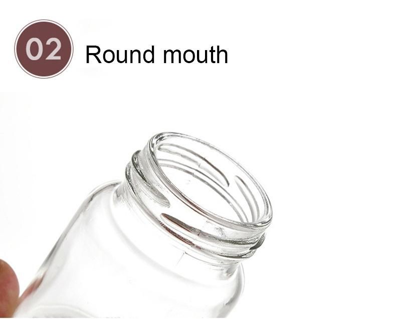 20ml 50ml 75ml Food Storage Container Bird′s Nest Honey Mini Glass Jars with Lid Airtight