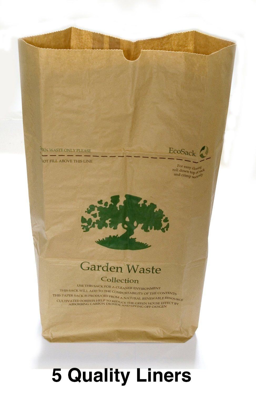 Eco-Friendly Leaf Trash Kraft Paper Bag Lawn and Leaf Paper Bag, Refuse / Garbage Bag