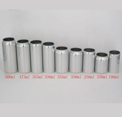 330ml 12oz Empty Aluminium Soda Pop Can with Easy Open End Lid for Beverage Drinking