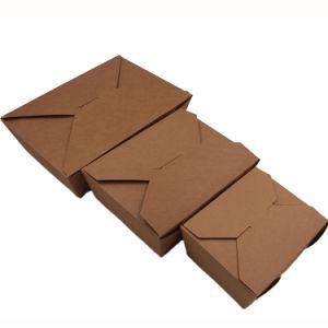 26oz/45oz/52oz/66oz Disposable Takeaway/Take Away Fast Food Kraft Paper Container