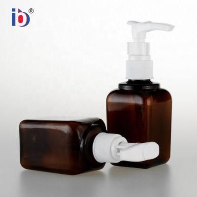 Ib Best Selling Plastic Products Bottles Bamboo Skin Care Brown Cosmetic Bottle with Pump