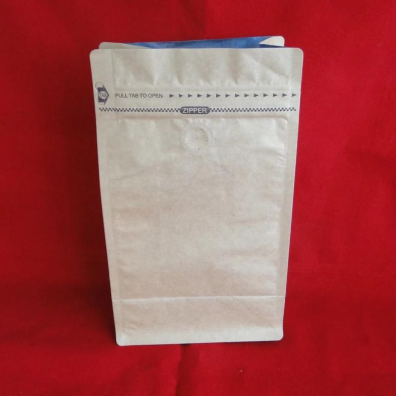 Custom 8 Side Seal Pouch with Food Zipper Nut Bag