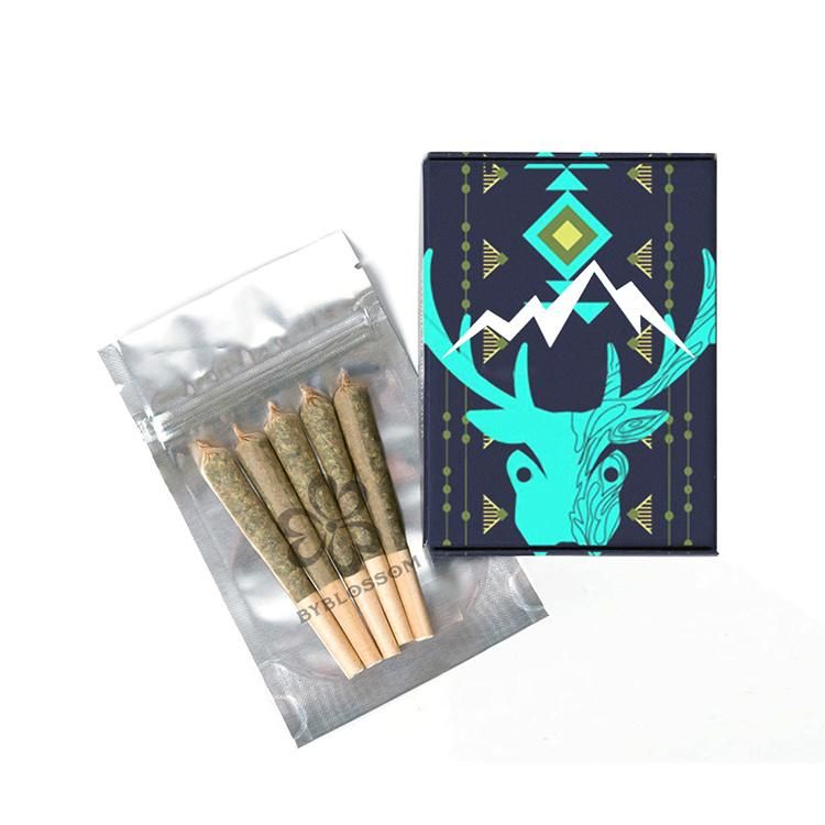 Custom Logo Mylar Packaging Zip Lock Bag for Pre Roll Packaging