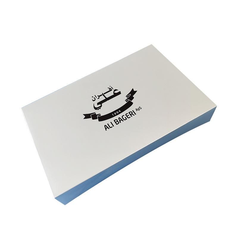 Good Price Custom Printing Folding Flat Pack White Card Paper Box for Cake