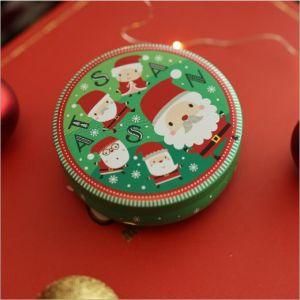 Drum Type Shape Metal Tin Box Storage Metal Box Cookie Tin Box