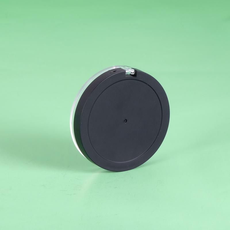 Wholesale Round Shape Elegant Black 2hole Eyeshadow Case Eyeshadow Palette Eyeshadow Container