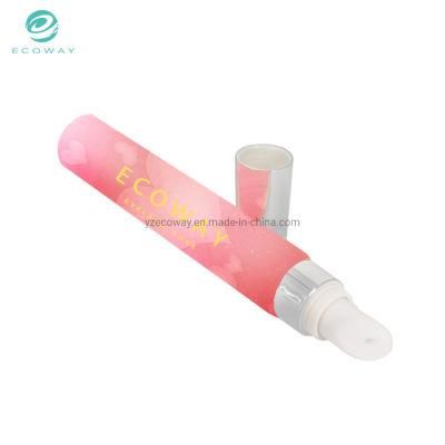 20ml Silver-Plated Shoulder Sleeve Pink Eye Cream Tube