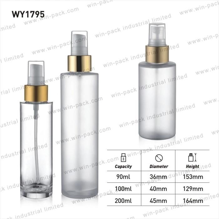 Winpack Best Selling Shiny Gold 100ml Pump Frosted Plastic Hand Soap Bottle