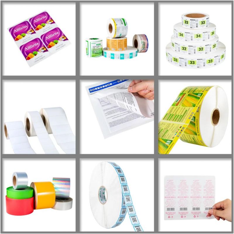4 Color Product Label Stickers Printing Service