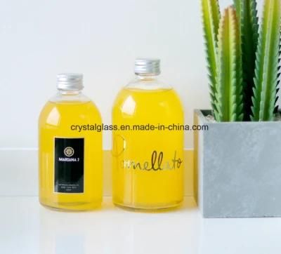 Customize Printing Glass Juice Bottles 500 Ml Carbonated Beverage Water Bottle Wholesale 375ml