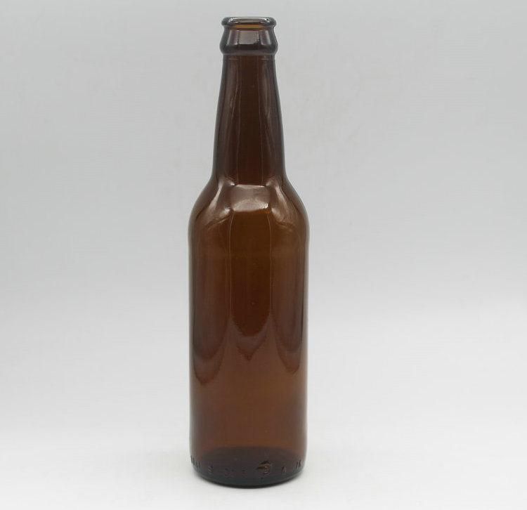 Beer Glass Bottles with Crown Cap 330ml 500ml 650ml