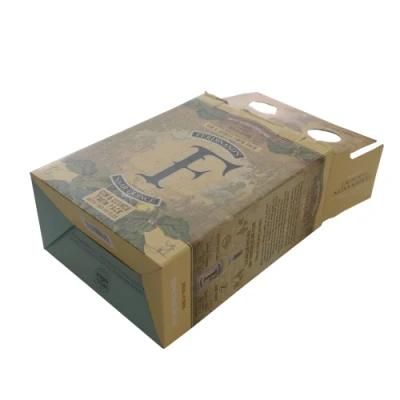 Custom Cardboard 2 Pack Bottles Beer Wine Carton Box