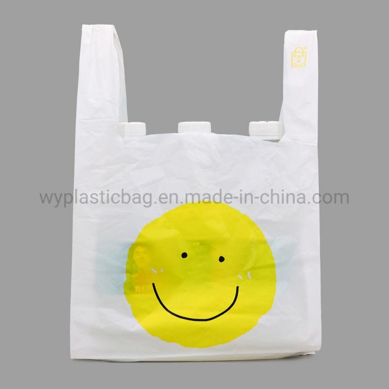 Plastic Shopping Bag with Logos, Convenient Shopping Packaging Custom Logo Customised Plastic Bag