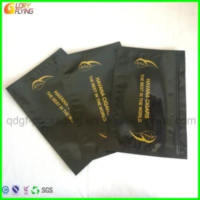 Plastic Weed Bag with Zip Lock Smell Proof Tobacco Mylar and Cigar Packaging