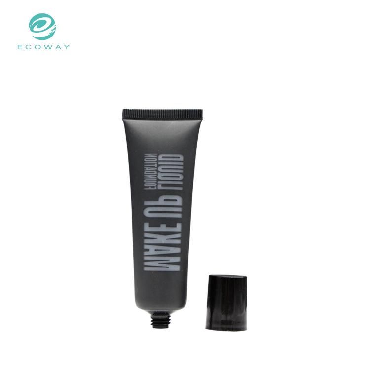 Cosmetic Black Plastic Squeeze Tubes Packaging for Makeup