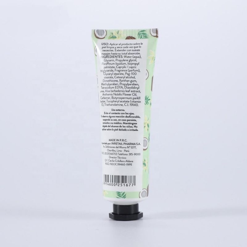 Matte Cosmetic Tube Aluminum Plastic Packaging Abl Plastic Tube for Hand Cream with Octagonal Cap 50ml 60ml 100ml