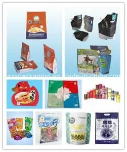 Cereals Packaging Pouch, Plastic Bag, Side Gusseted Bag