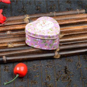 Fashion Exquisite Flower Design Tinplate Box Happy Candy