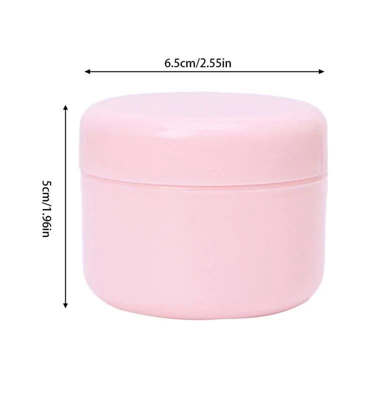 20ml/50ml/100ml Plastic Portable Cosmetic Travel Empty Jars Pots Makeup Cream Liquid Moisturizer Lip Balm Container Pocket