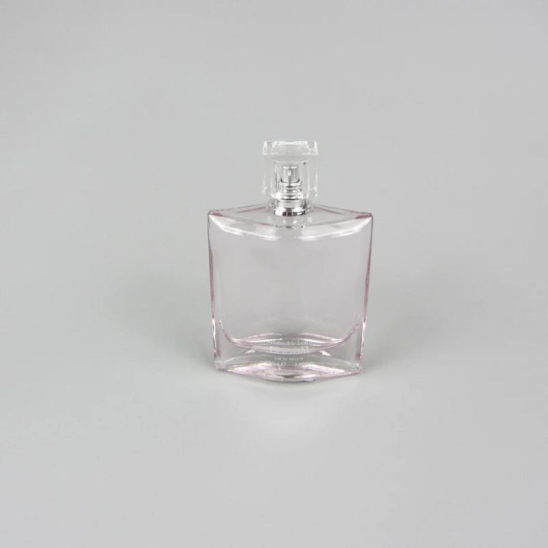 Bulk Empty Simple Art Crimp Glass Perfume Spray Bottles 100ml