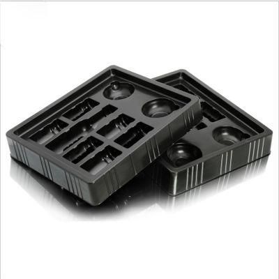 China Custom Black Blister Plastic Chocolate PVC/Pet/PS Packing Tray