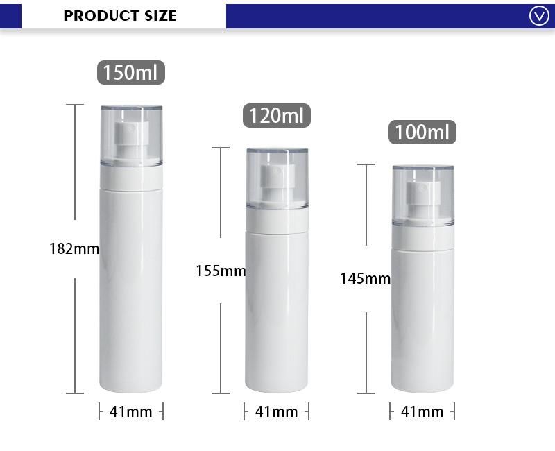 Best-Selling 100ml 120ml 150ml White Home Spray Bottle