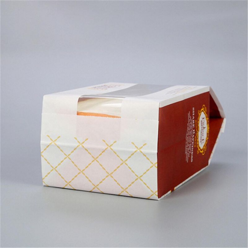 Wholesale Carry Bag 40GSM Paper Bread Bag with Window