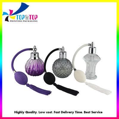 Cosmetic Packaging Ball Shape Refill Glass Spray Perfume Bottle with Bulb Atomizer