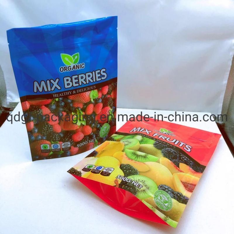 Printed Laminated Plastic Packaging Bags for Frozen Fruit and Vegetable