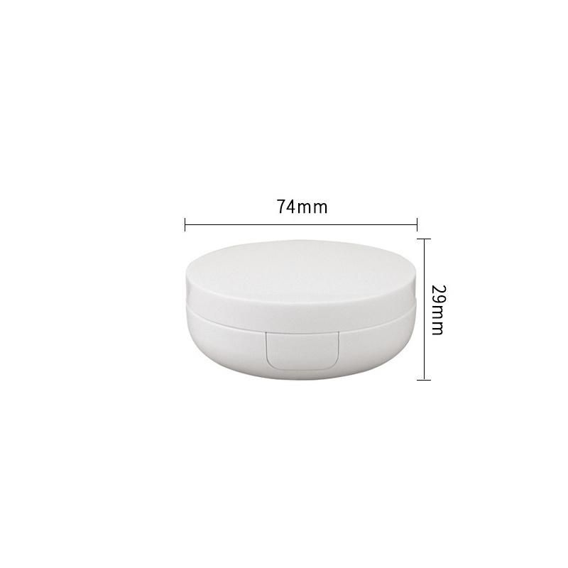 Hot Sale White Round Air Cushion Foundation Case Cushion Foundation Packaging Case Bb Cream Container Bb Air Cushion Case