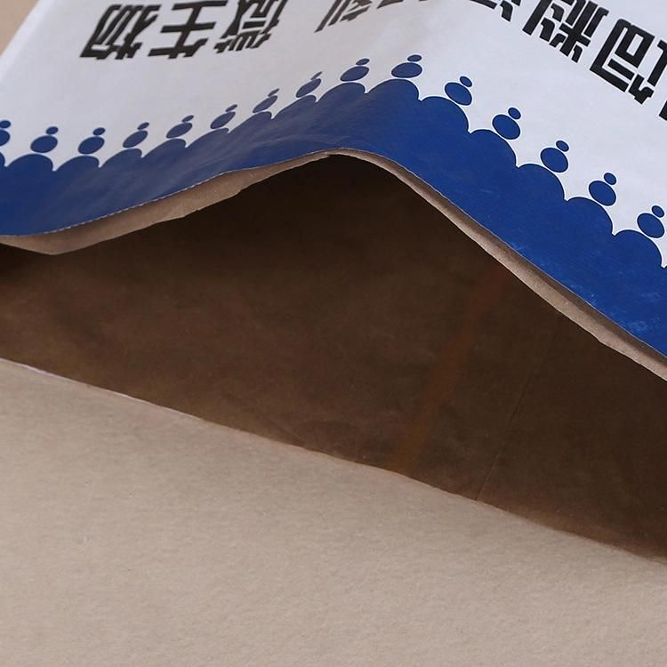 Plastic Bags for Protein Animal Feed Kraft Paper Laminated PP Woven Bag Packing Dog Cat Chicken Rabbit Feed Bag