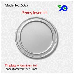 Penny Lever Lid RCD for Milkpowder or Protein Powder and Coffee